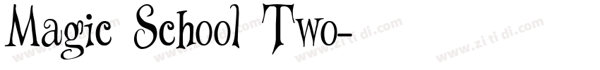 Magic School Two字体转换